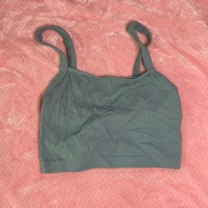 Colsie crop top teal